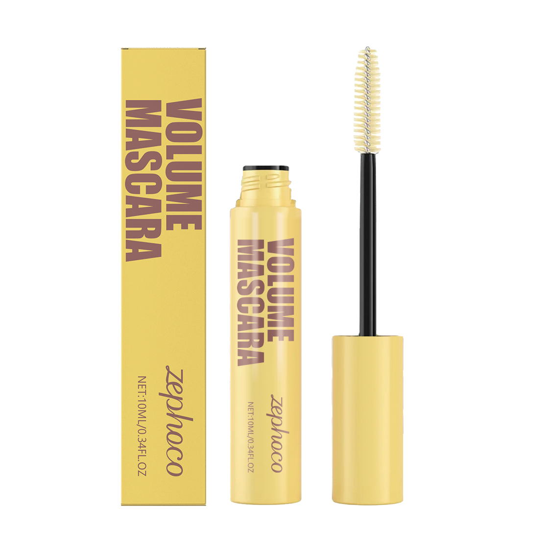Thick Lengthening Mascara For Eye Area Natural Non Smudge Dense Non Clumping Sweat Proof