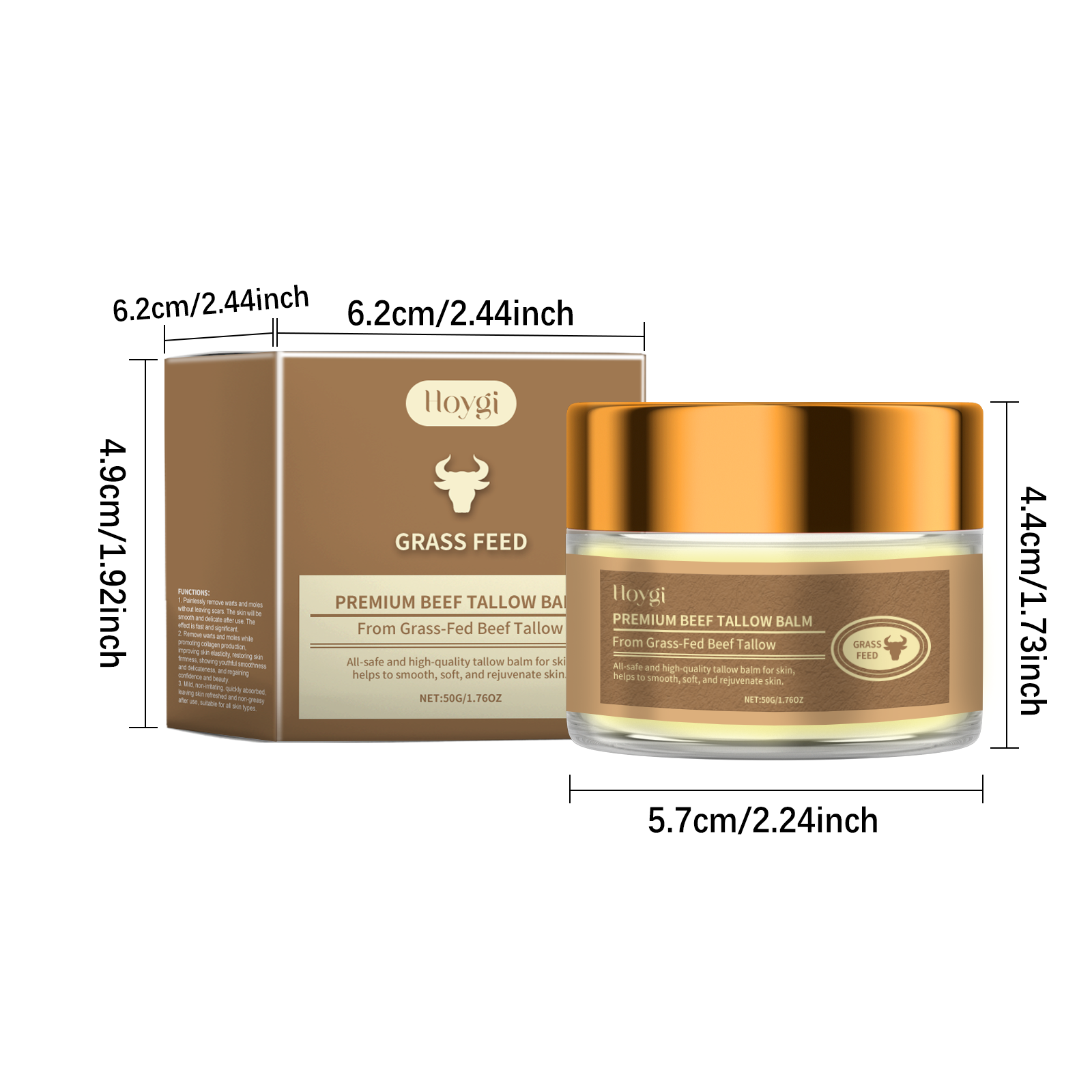 Tallow Moisturizing Skin Cream Hydrate And Nourish Dry Rough Skin Soften Beauty Facial Cream