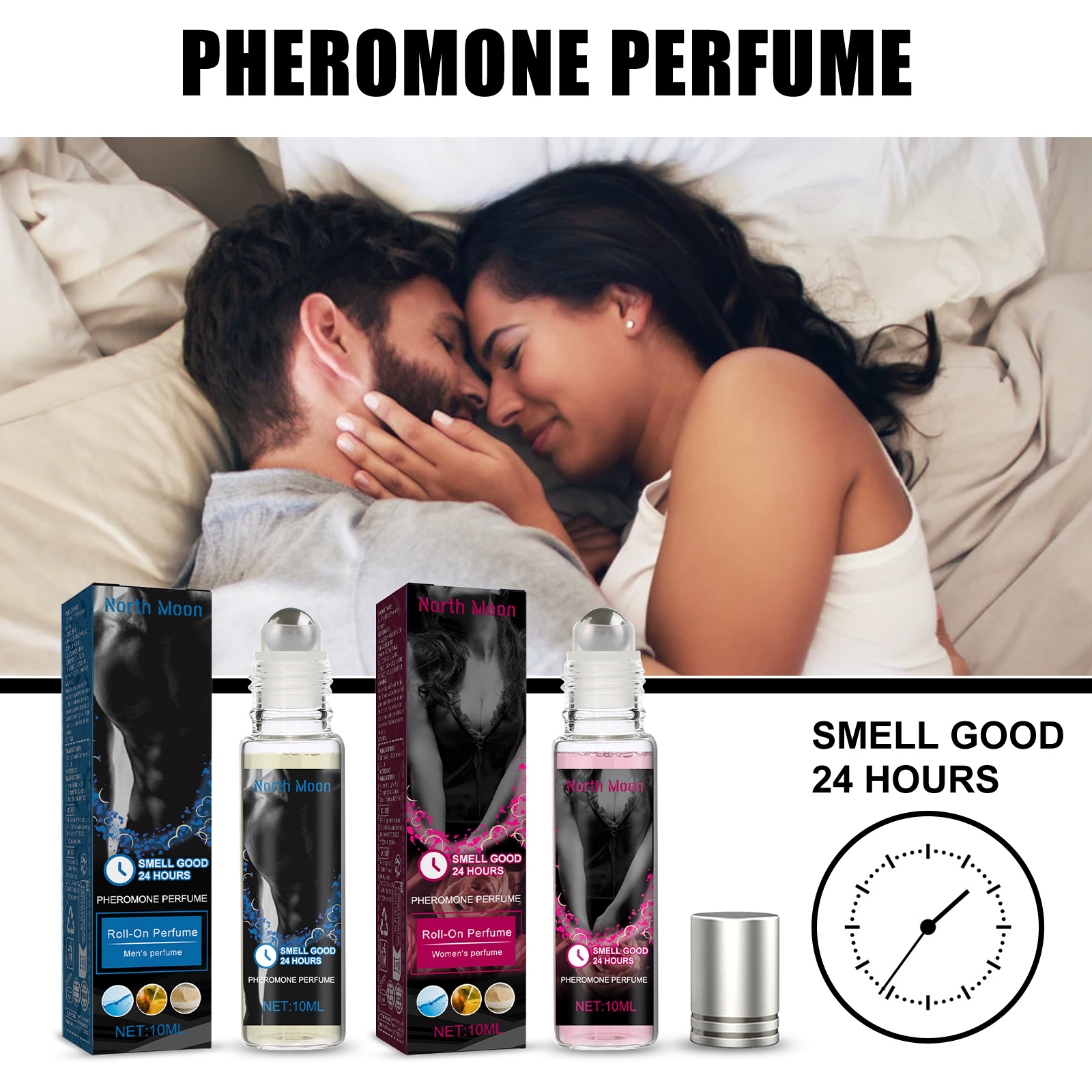 Pheromone Roll On Perfume Long Lasting Natural Scent For Daily Wear And Romantic Occasions 10ml