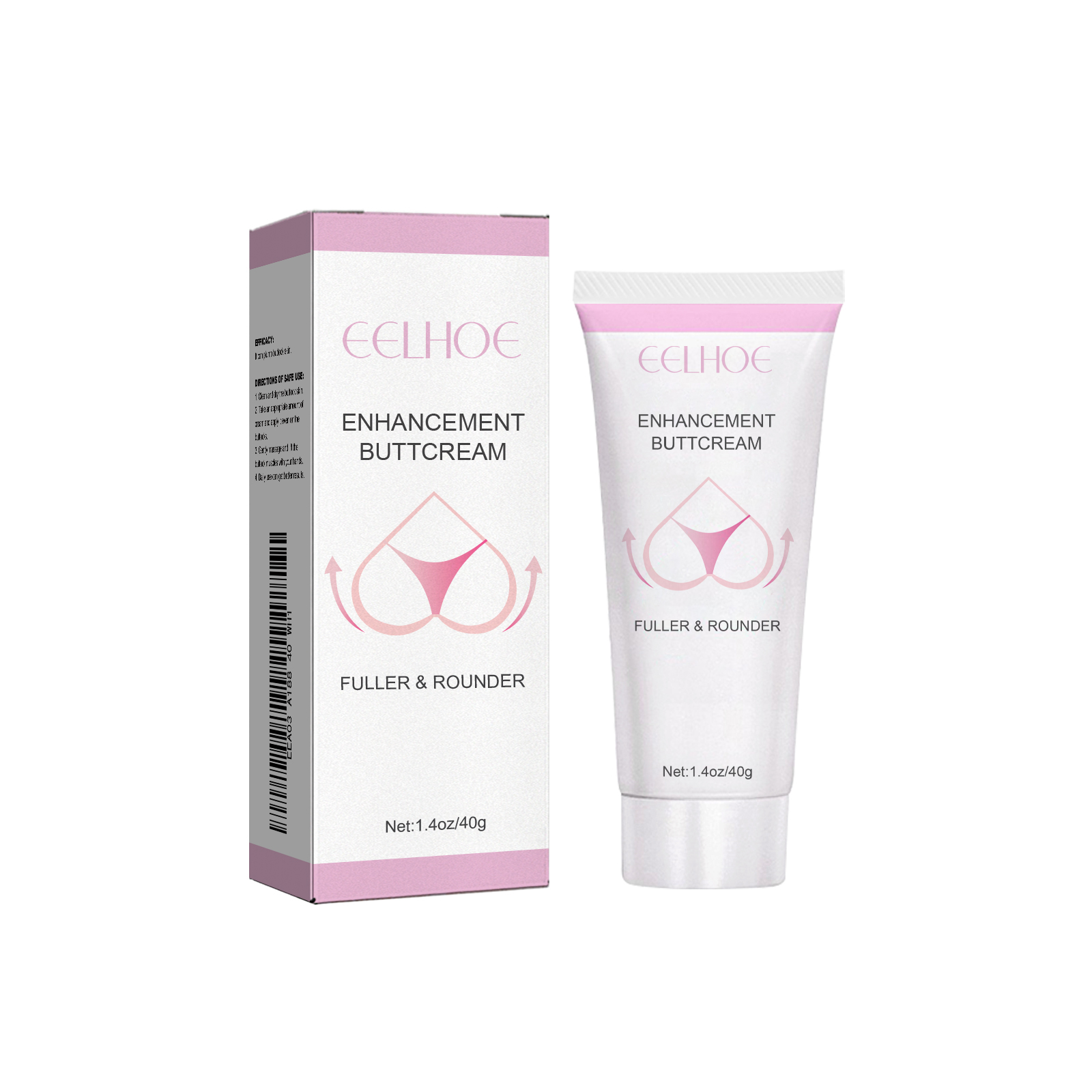Hip Plumping Cream Firming Moisturizing For Buttock Massage And Daily Body Shaping Care 40g