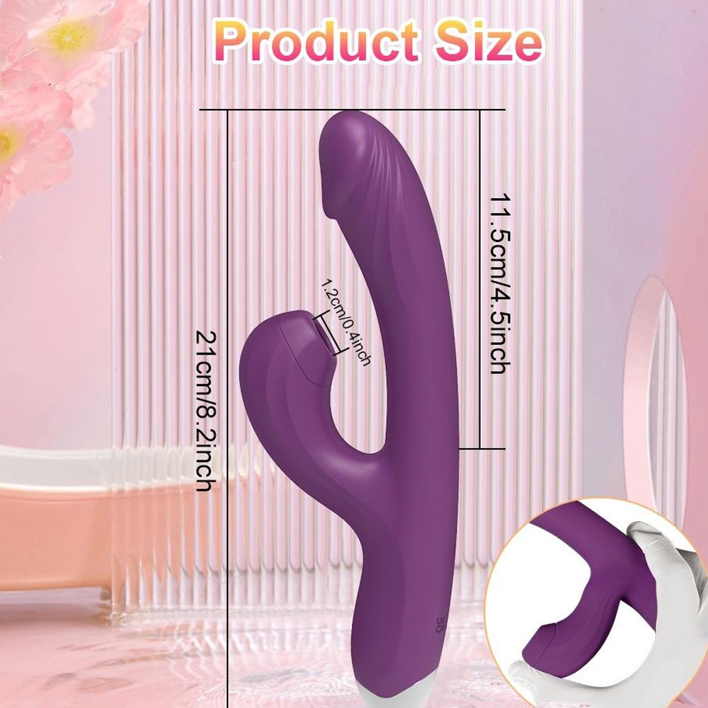 Vibrator for Women Sex Toys Female Vibrating Massage Wand Sucking Masturbator Quiet Insertable Adult Toys Masturbation Pleasure