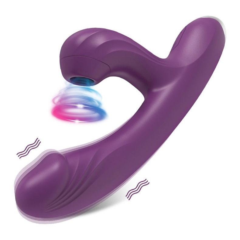Vibrator for Women Sex Toys Female Vibrating Massage Wand Sucking Masturbator Quiet Insertable Adult Toys Masturbation Pleasure