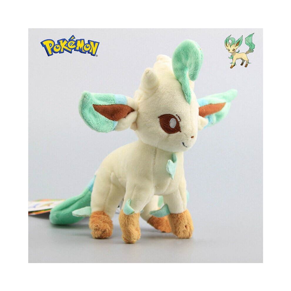 (Leafeon) Pokemon Plush Doll Glaceon Vaporeon Soft Plush