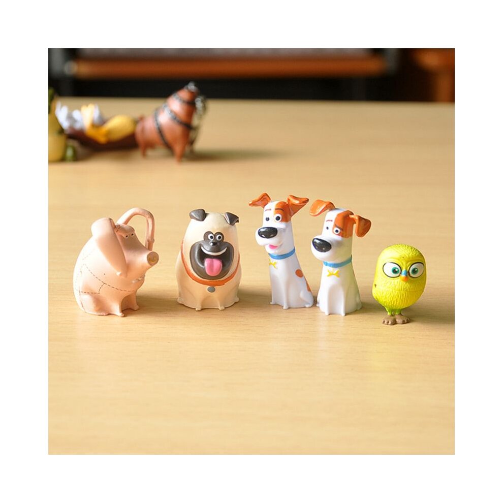 14PCS The Secret Life Of Pets Max Snowball Duke Chloe Gidget Action Figure Toys