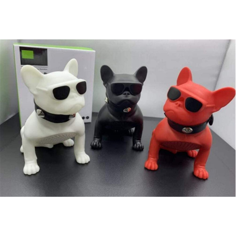 (White) Bulldog Bluetooth Speaker,Cool Bluetooth Speake