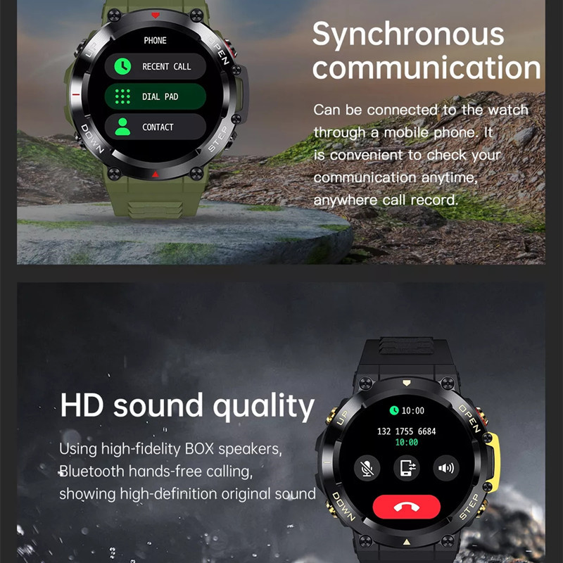 Outdoor Sports Smartwatch  Fitness Bracelet  Smart Watch Men Woman Fitness Bracelet Bluetooth Call
