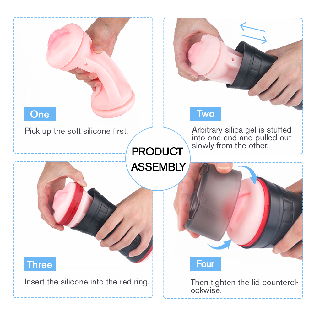 Masturbator Male Sex Toy Double Ends Massager Vibrator Deep Throat Mouth Artificial Vagina Pussy Adult Toys for Masturbating