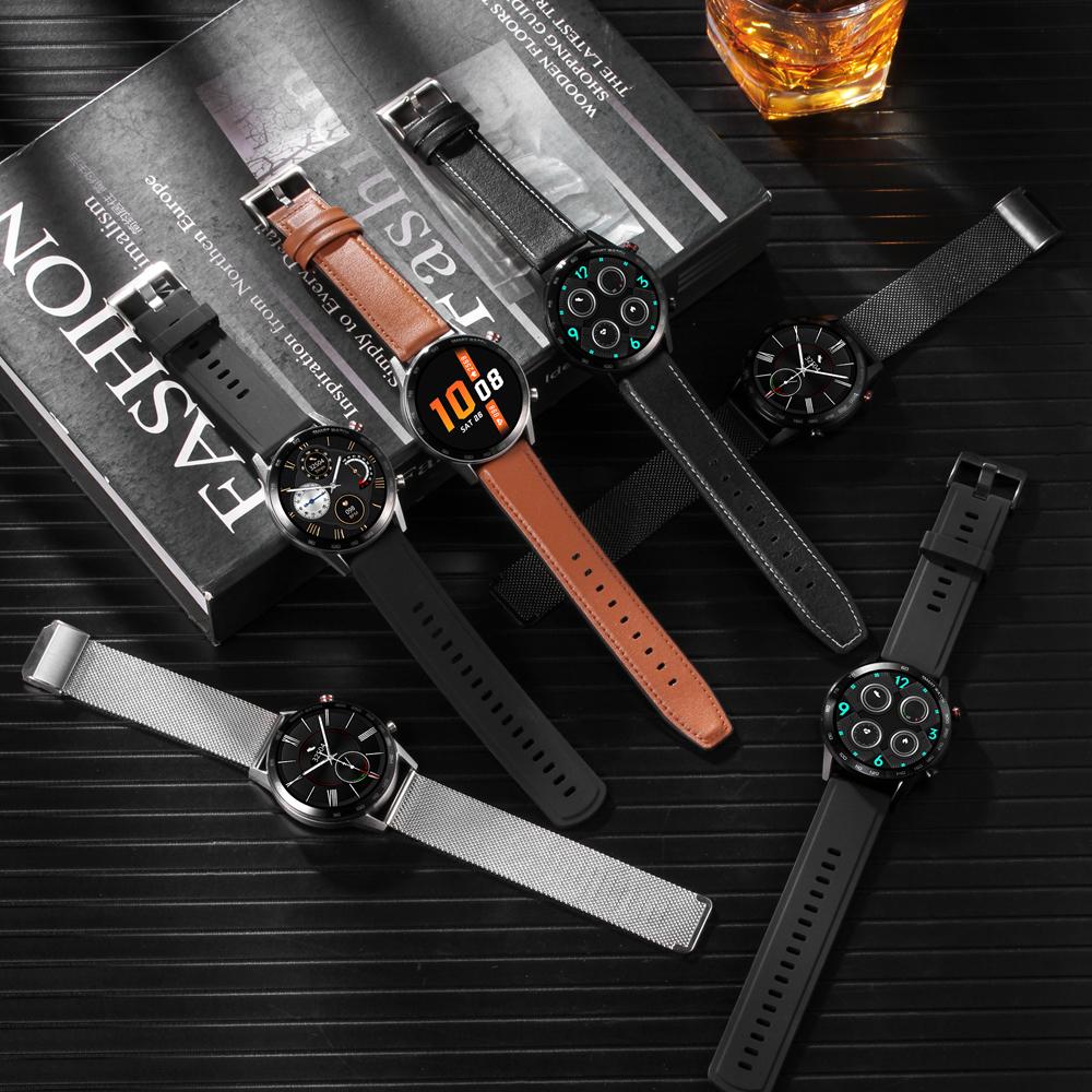 Mens Smart Watch bluetooth ECG Heart Rate Fitness Tracker For IOS Android