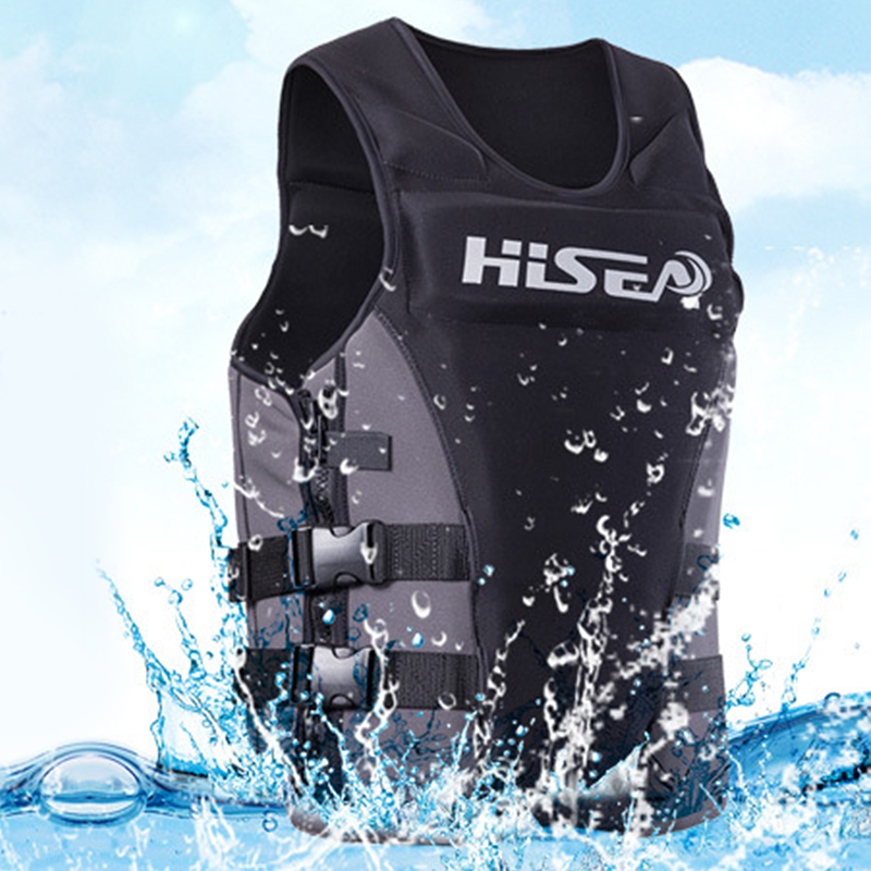 (XS) Neoprene Adult Life Jacket Kayak Ski Buoyancy Aid Vest Sailing Boating Jacket Float Vest Swimming Professional Life Jacket for Adult Safety Water Sports