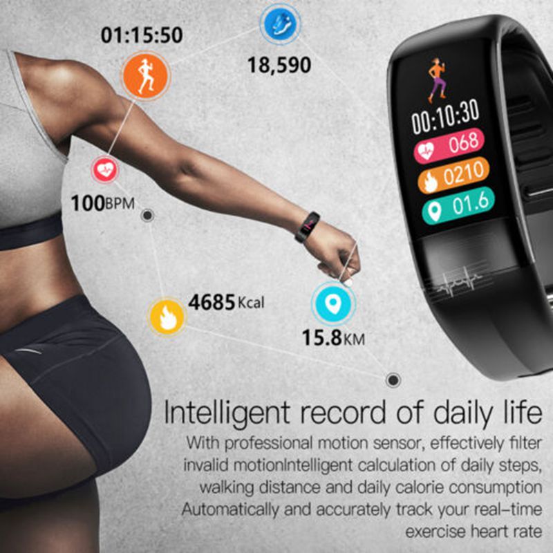 Smart Bracelet  ECG Blood Oxygen Blood Pressure Sleep Sport Step Counting Glucometer Watch