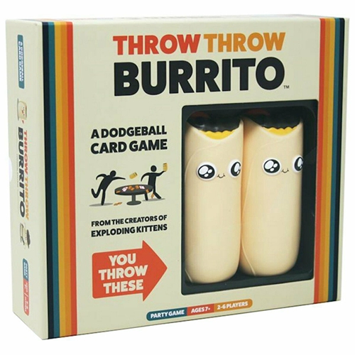 Exploding Kittens Throw Throw Burrito Card Games for Adults Teens & Kids