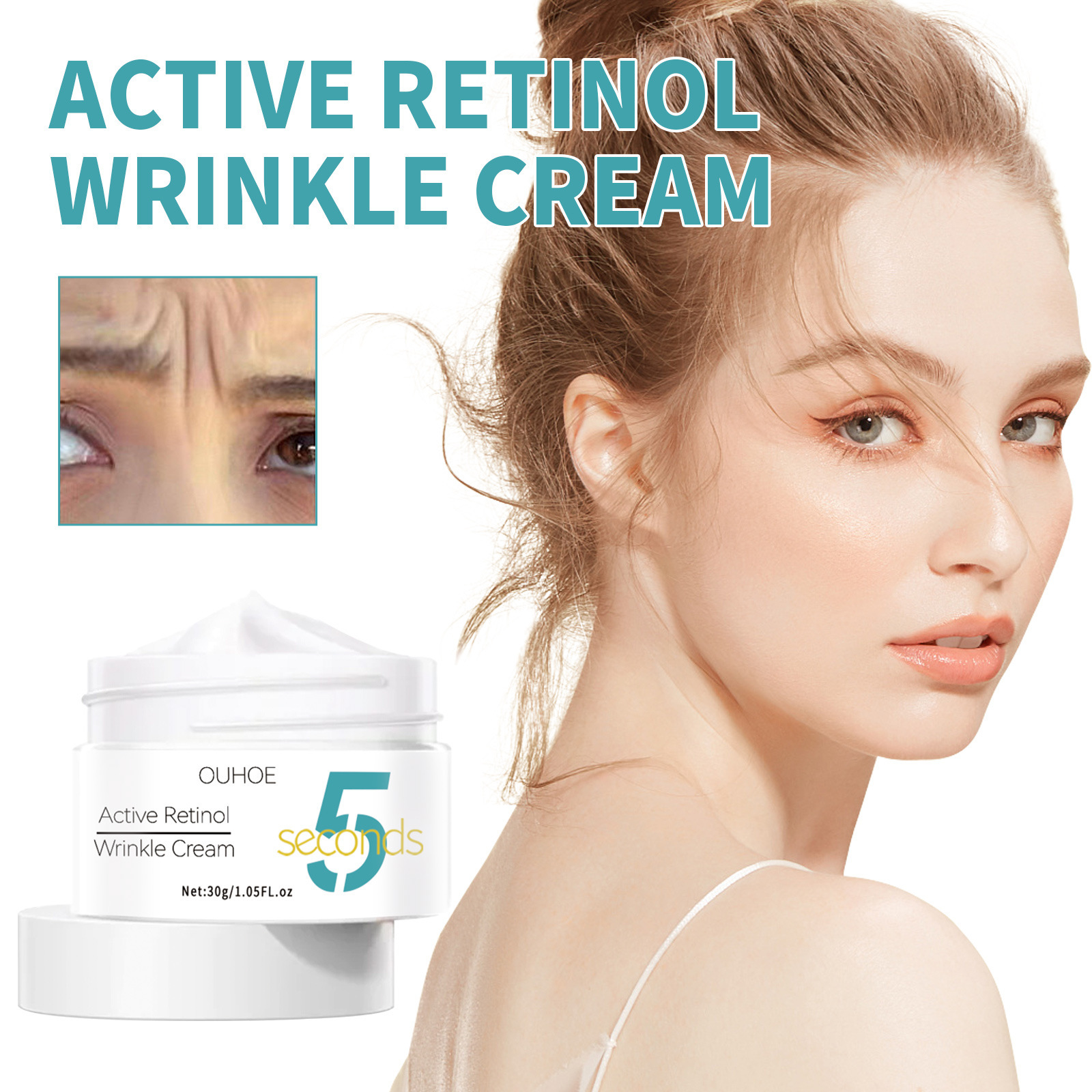 Firming Face Cream Anti-Aging Skin Tightening Cream Neck Firming Cream 5 Seconds Wrinkle Remover Skin Care