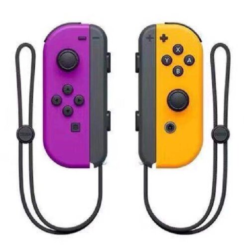 Joy-Con Pair Controller Replacement For Nintendo Switch Consoles Purple Orange