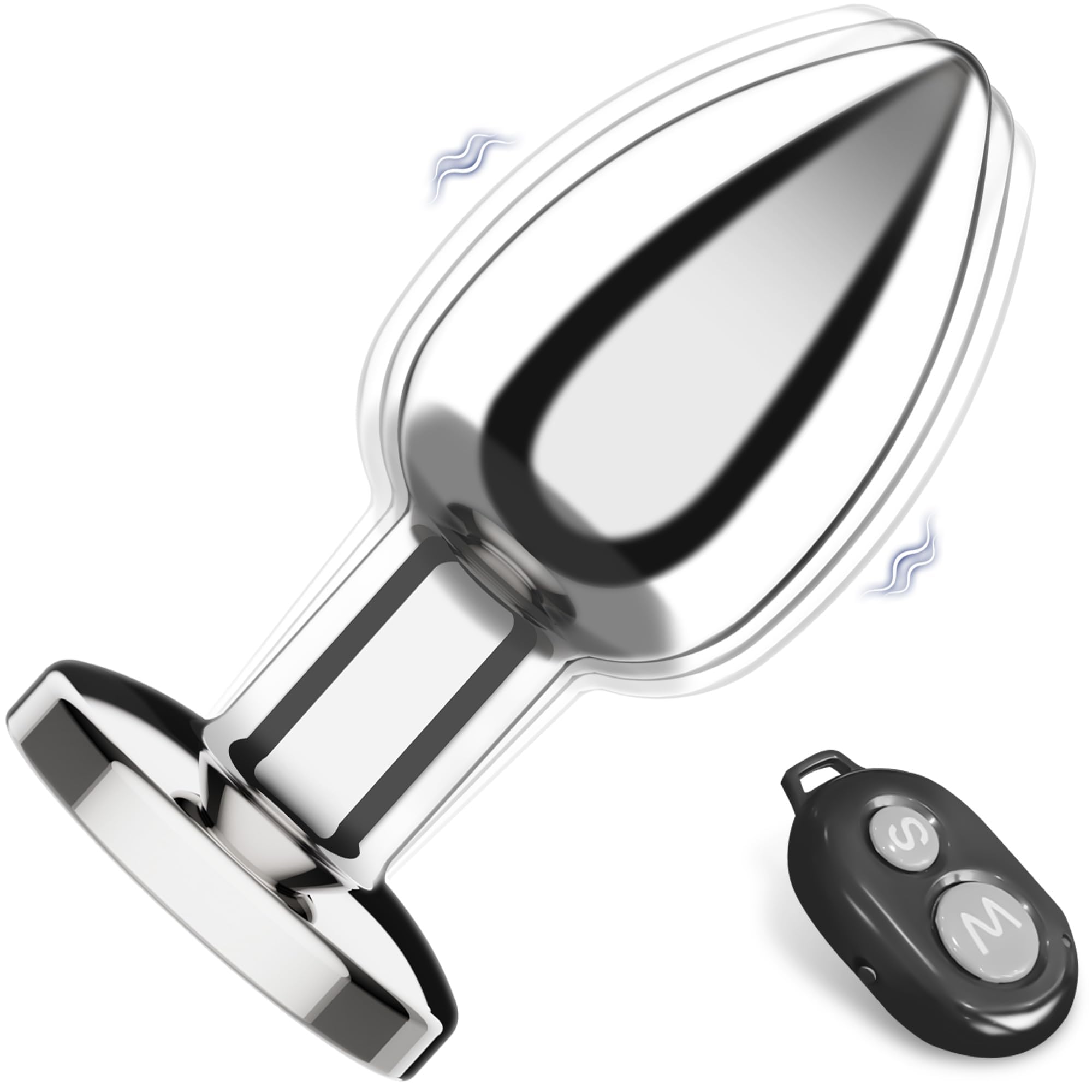 (S) Vibrating Anal Plug Anal Toys Butt Plug 10 Modes Remote Control Vibrator Male Sex Toys for Women Couples Waterproof Adult Toys G Spot Anal Plugs Beads