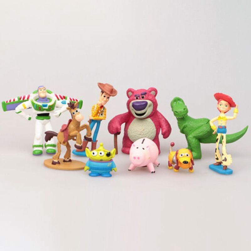 Toy Story Set of 9 Figures Toy / Cake Toppers Kids Collection Dolls Fans Gift