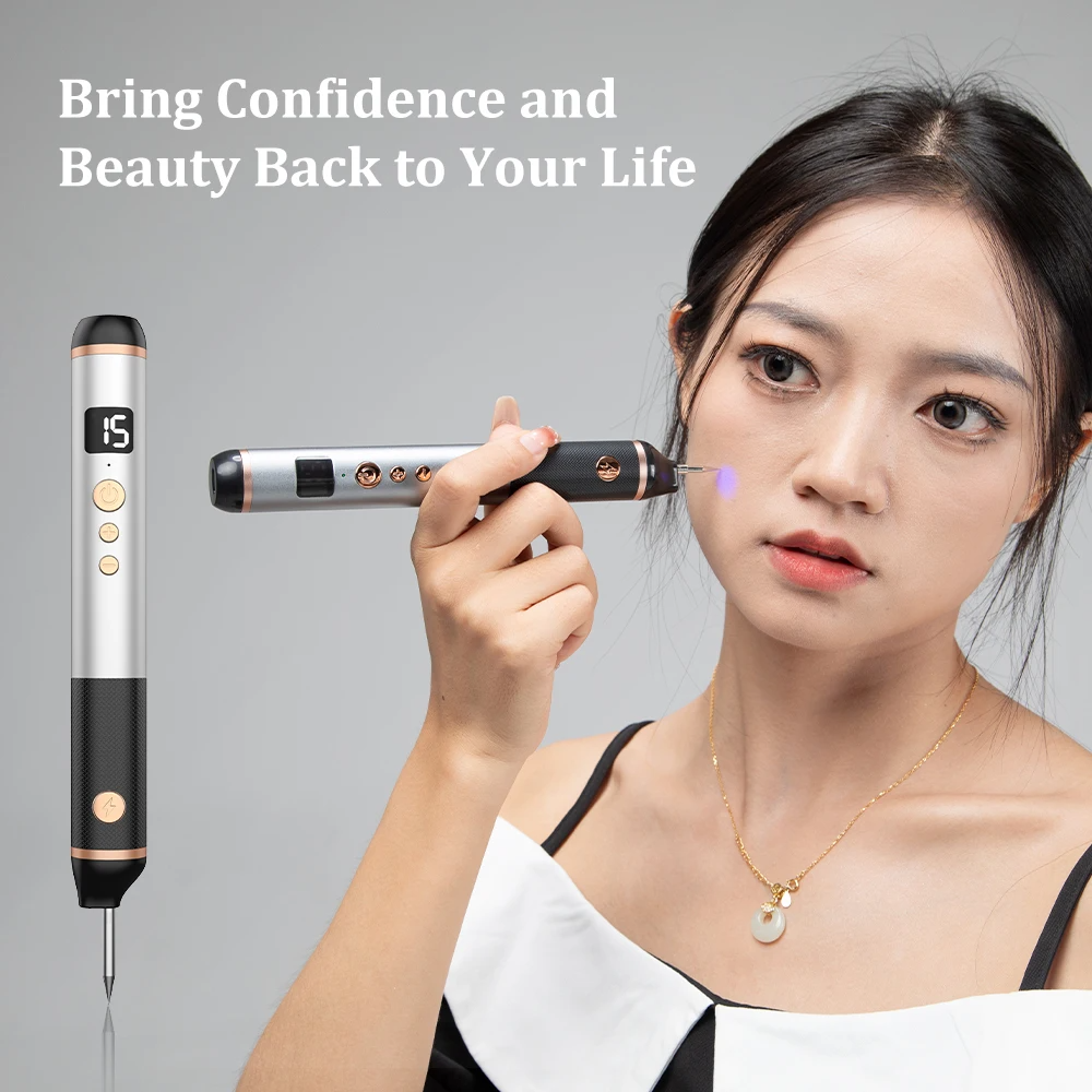 Black Spot Wart Removal Pen Skin Label Removal Laser Plasma Pen Tattoo Mole Spot Freckle Remover