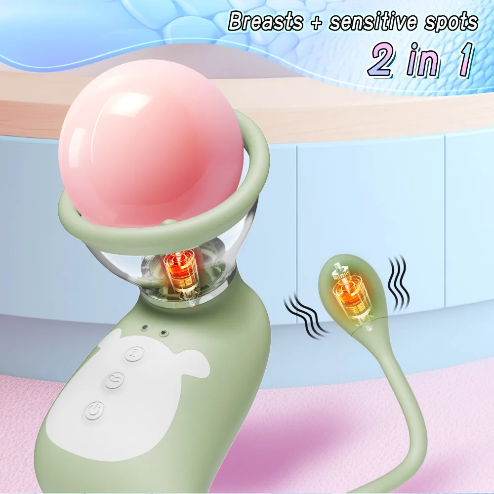 Nipple Sucking Vibrator 3 in 1 Tongue Licking Breast Vacuum Sucker Vagina Ball Anal G Spot Clitoral Stimulator Blowjob Oral Adult Sex Toy Women Massager