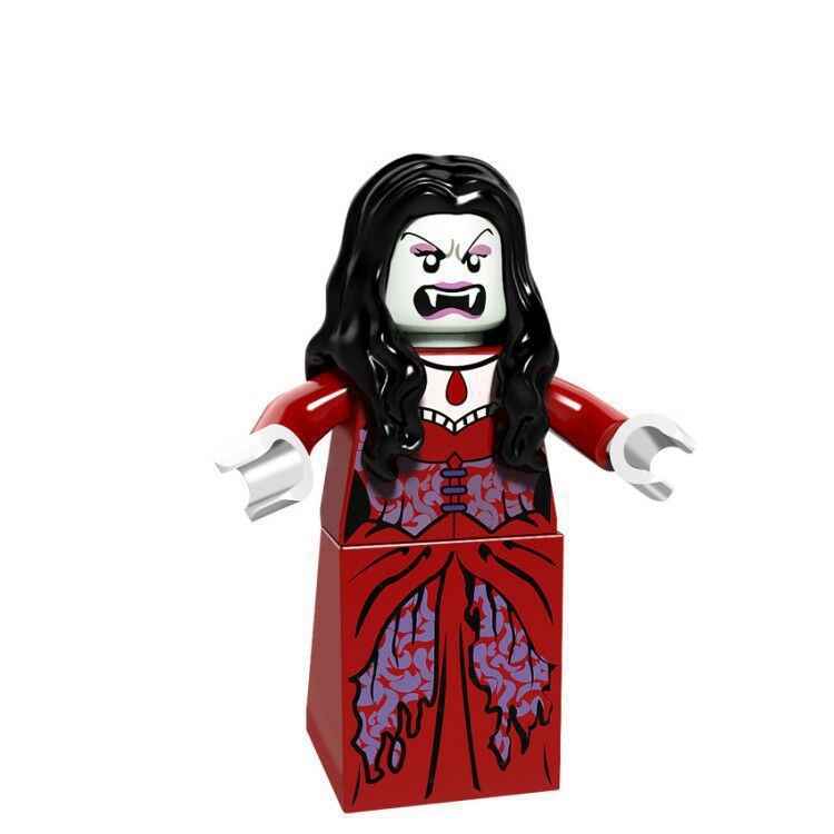 Mini Figures Halloween Zombies Vampires Witches Werewolves Building Blocks Toy Suitable for Themed Party Decorations Kids Festival Gifts