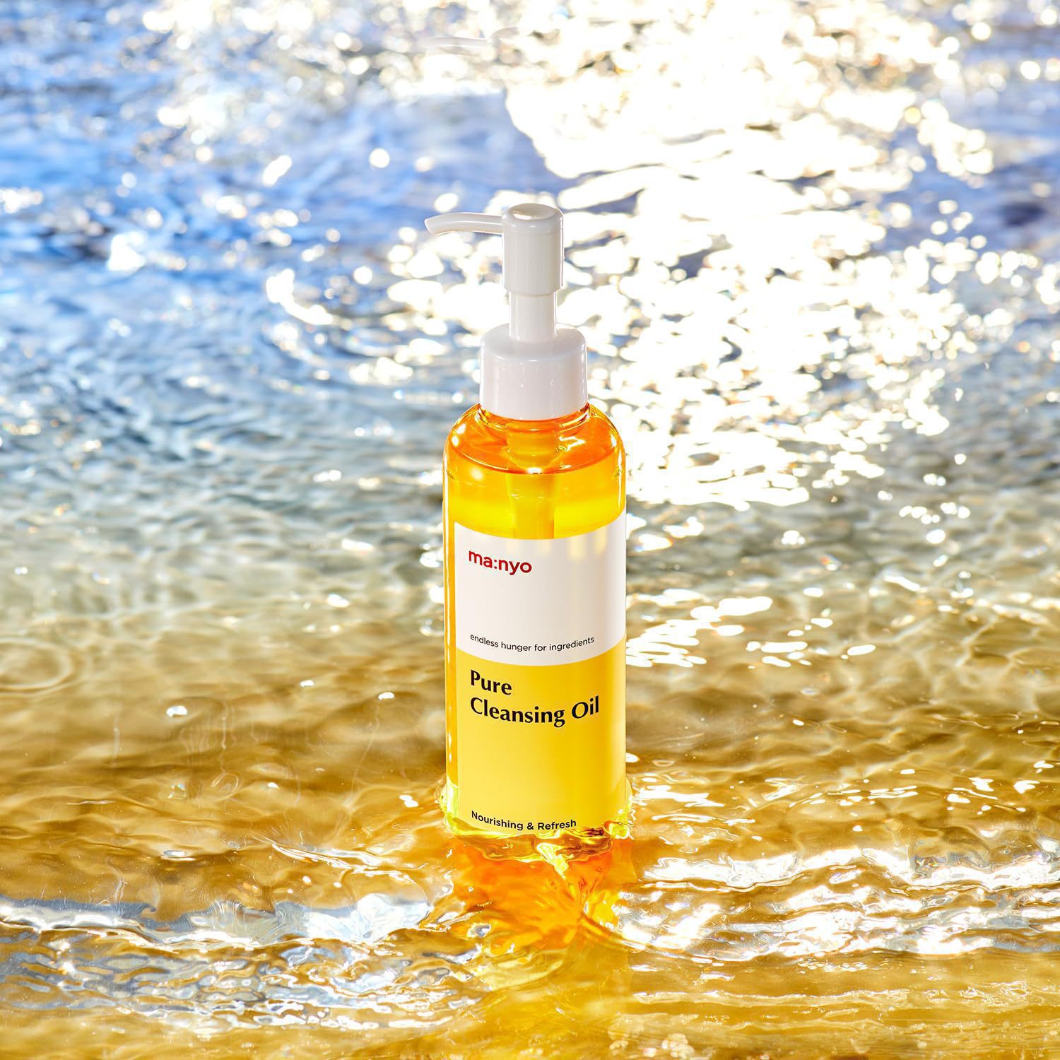 MANYO Pure Cleansing Oil Korean Facial Cleanser Blackhead Melting Daily Makeup Removal with Argan Oil Korean Skin Care 200ml