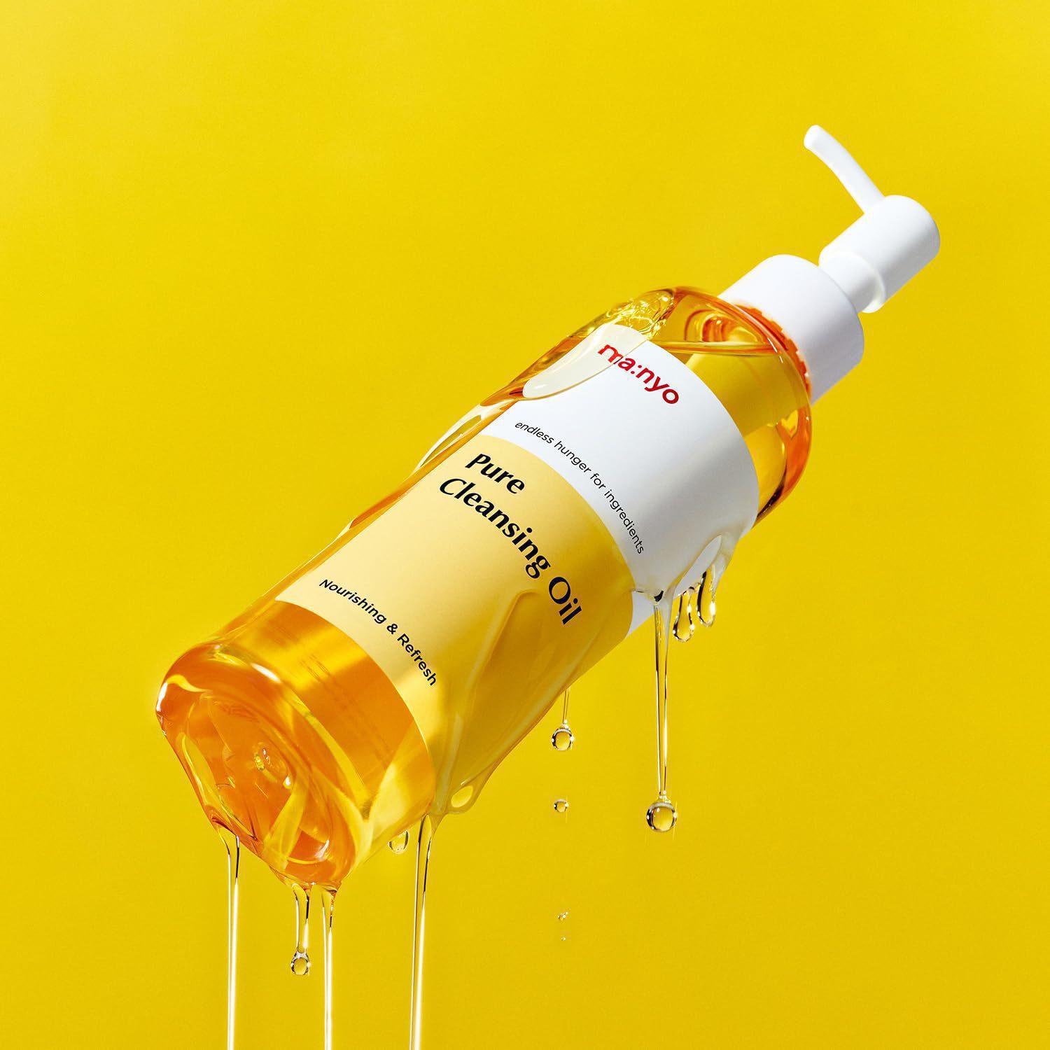 MANYO Pure Cleansing Oil Korean Facial Cleanser Blackhead Melting Daily Makeup Removal with Argan Oil Korean Skin Care 200ml
