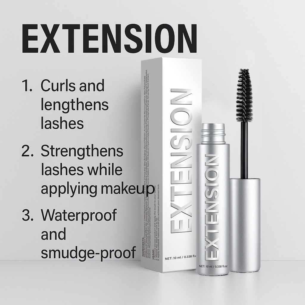 Waterproof Smudge Proof Mascara Long Lasting For Natural Big Eye Look Daily Defining Curling Volumizing Lashes