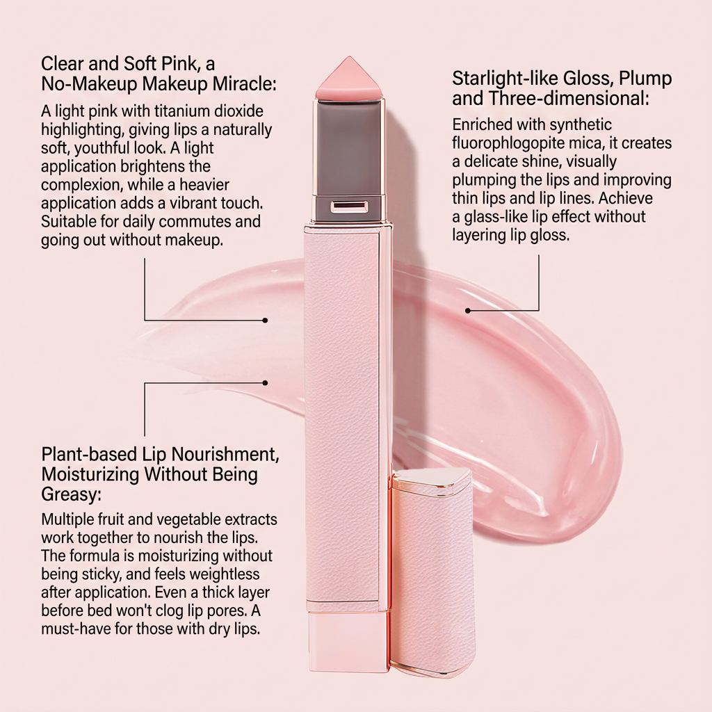 (07) Lip Balm Rich Glossy Nourishing Hydrating Soft Smooth Radiant Care For Everyday Human Lip Skin