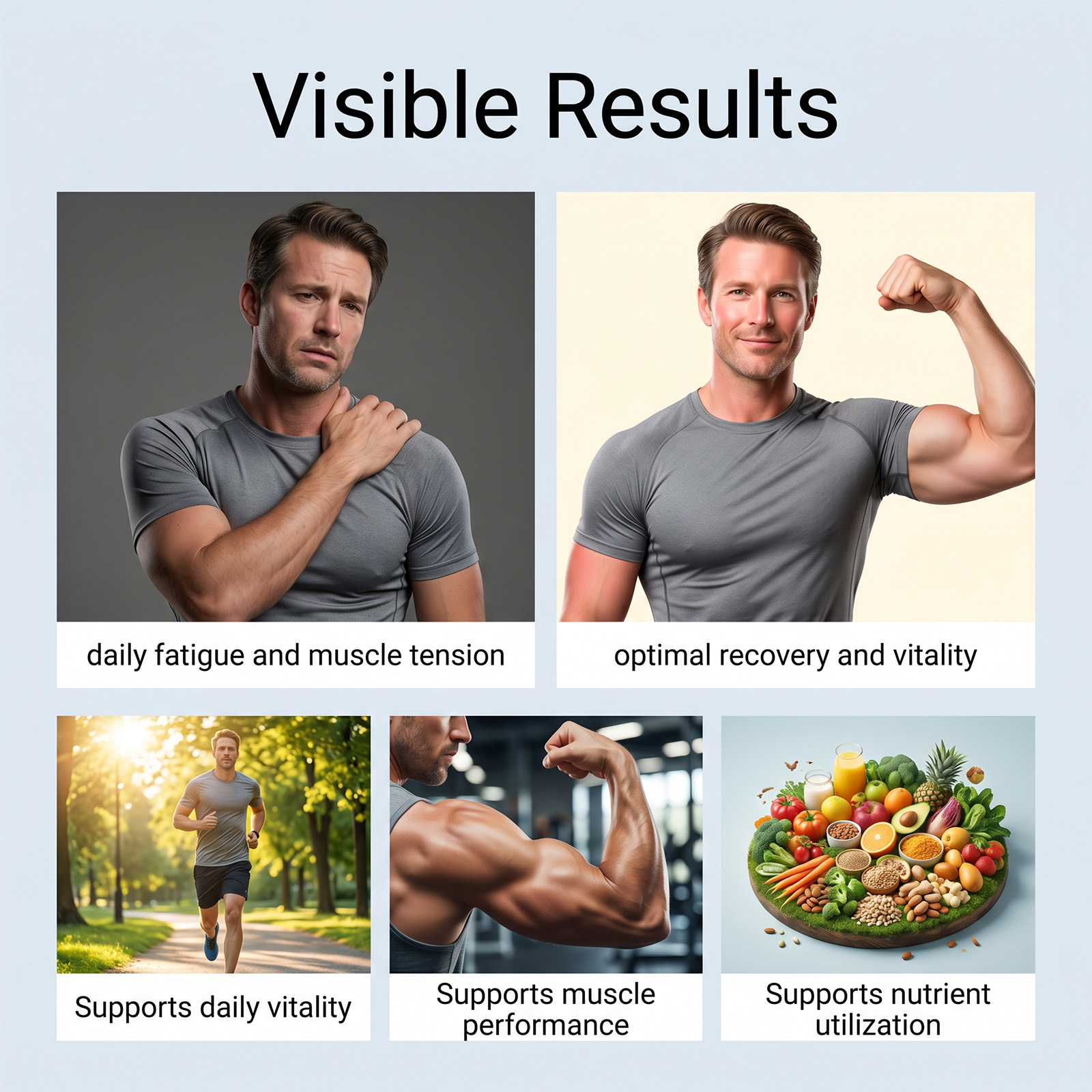 Nutrition Support Capsules Daily Diet Supplement Easy To Take Convenient Softgel Body Care Nutrition Supply Balance Health Maintain Inner Physical Wellness