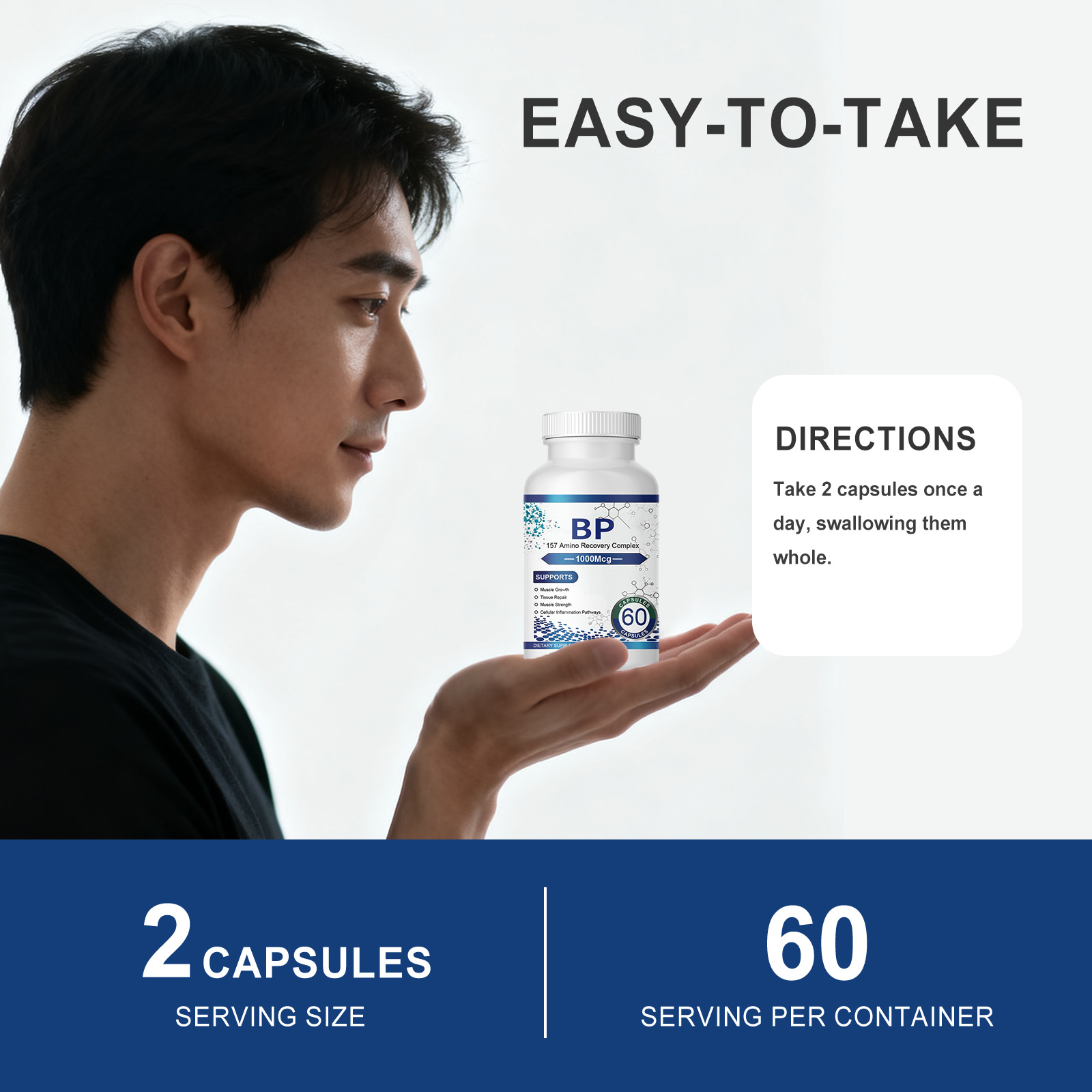 Nutrition Support Capsules Daily Diet Supplement Easy To Take Convenient Softgel Body Care Nutrition Supply Balance Health Maintain Inner Physical Wellness