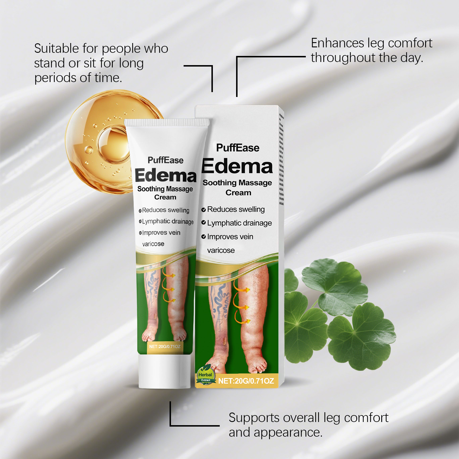 Leg Care Cream Mild Formula Moisturizing Light Daily Nourishing Comfortable Skin Care For Leg Body