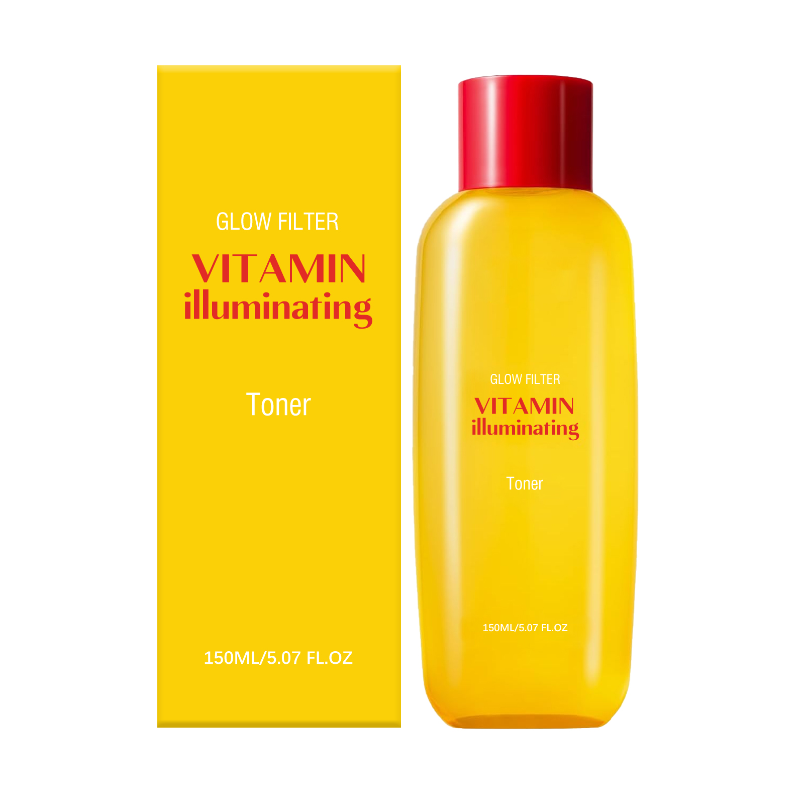 Vitamin C Moisturizing Toner Daily Mild Care Soft Smooth Bright Glossy Hydrating Fast Absorb Fine Texture Facial Skin