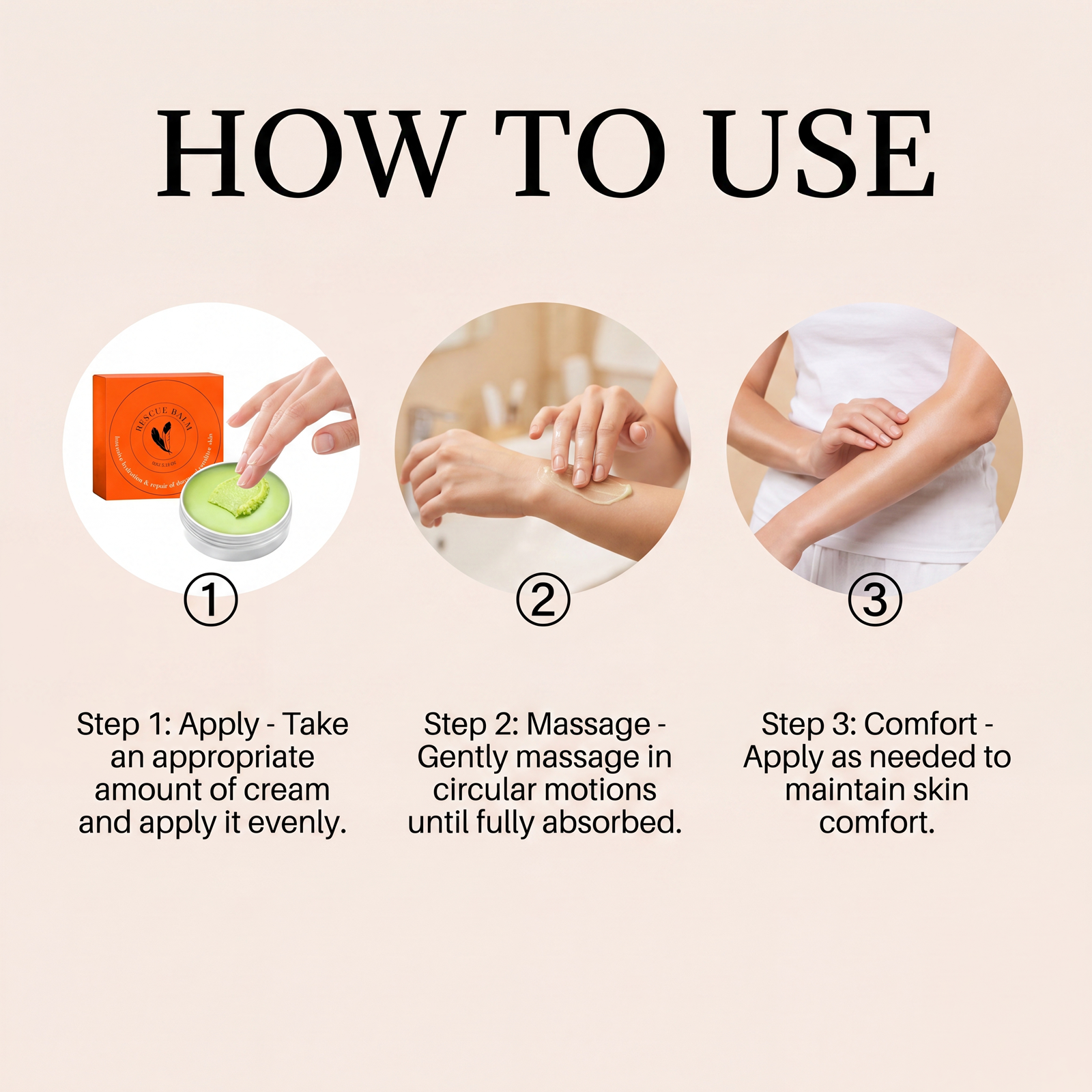 Skin Care Balm Light Texture Soft Smooth Quick Absorb Fix Local Dry Rough Daily Maintenance Care