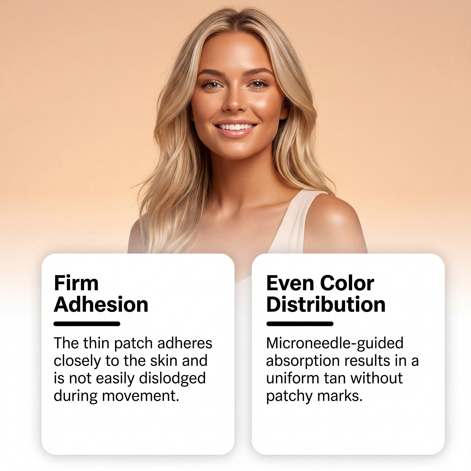 Body Tanning Patch Mild Formula Lightweight Breathable Full Body Applicable Bronze Wheat Lazy Tanning Patch