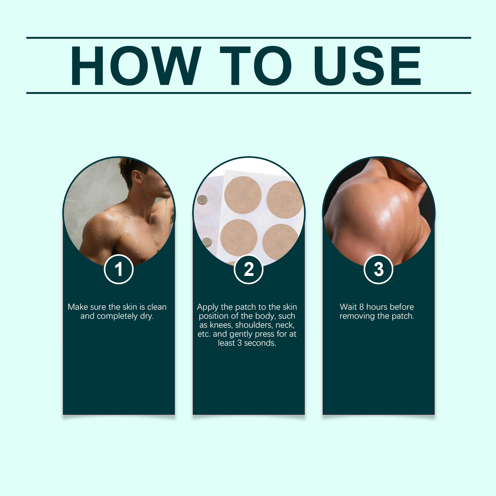 Body Care Patch Mild Nourishing Breathable SkinFriendly Comfortable For Human Partial Joint Daily Maintenance