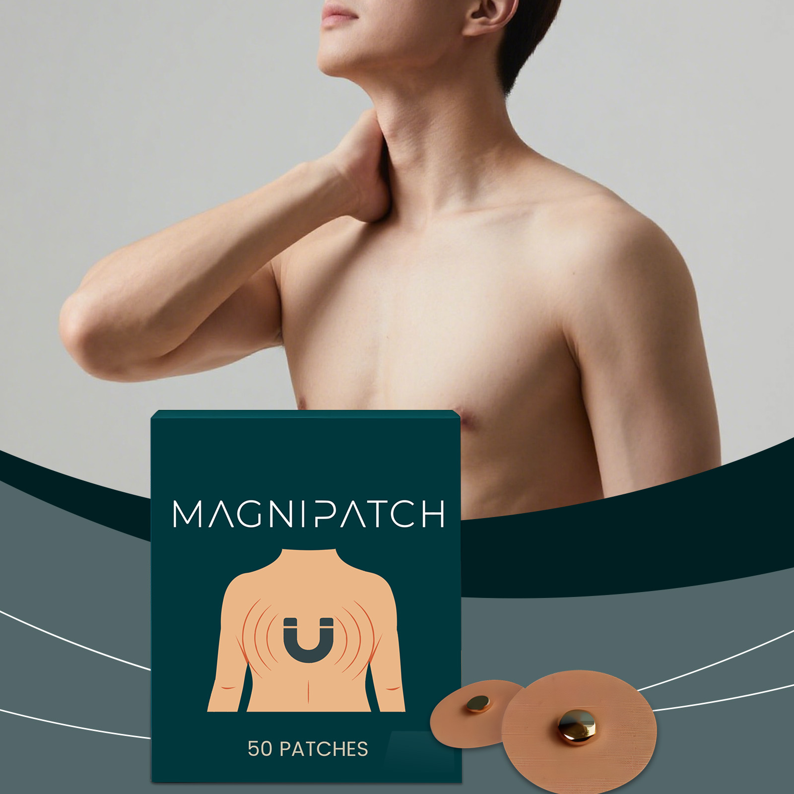 Body Care Patch Mild Nourishing Breathable SkinFriendly Comfortable For Human Partial Joint Daily Maintenance