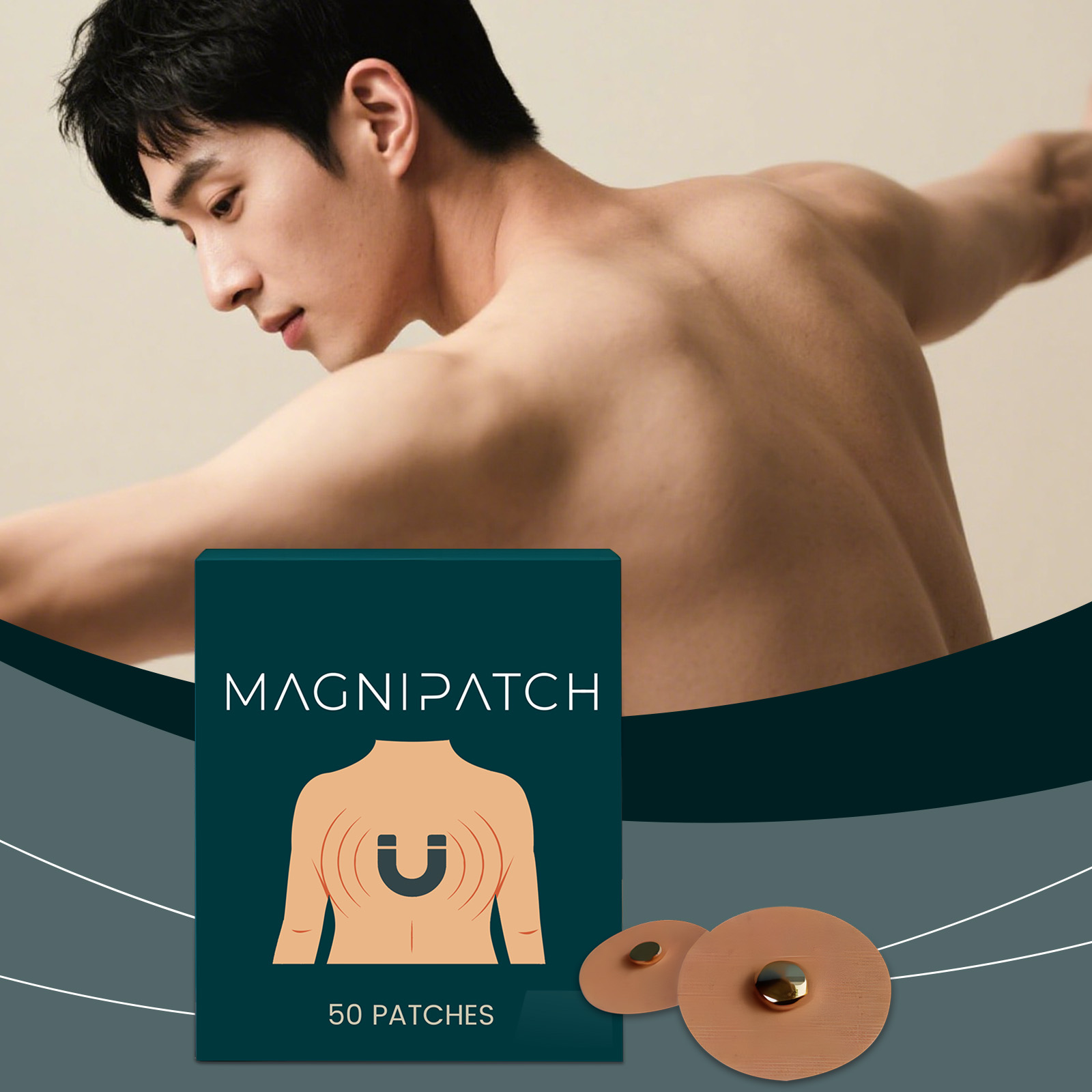 Body Care Patch Mild Nourishing Breathable SkinFriendly Comfortable For Human Partial Joint Daily Maintenance
