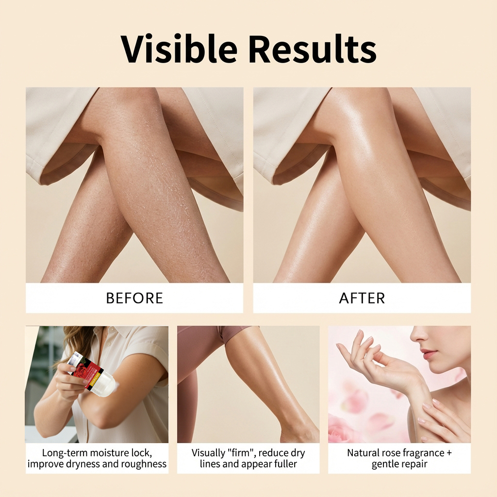 Body Moisturizing Stick Mild Care Hydrate Skin Light Portable Quick Absorb Daily Use