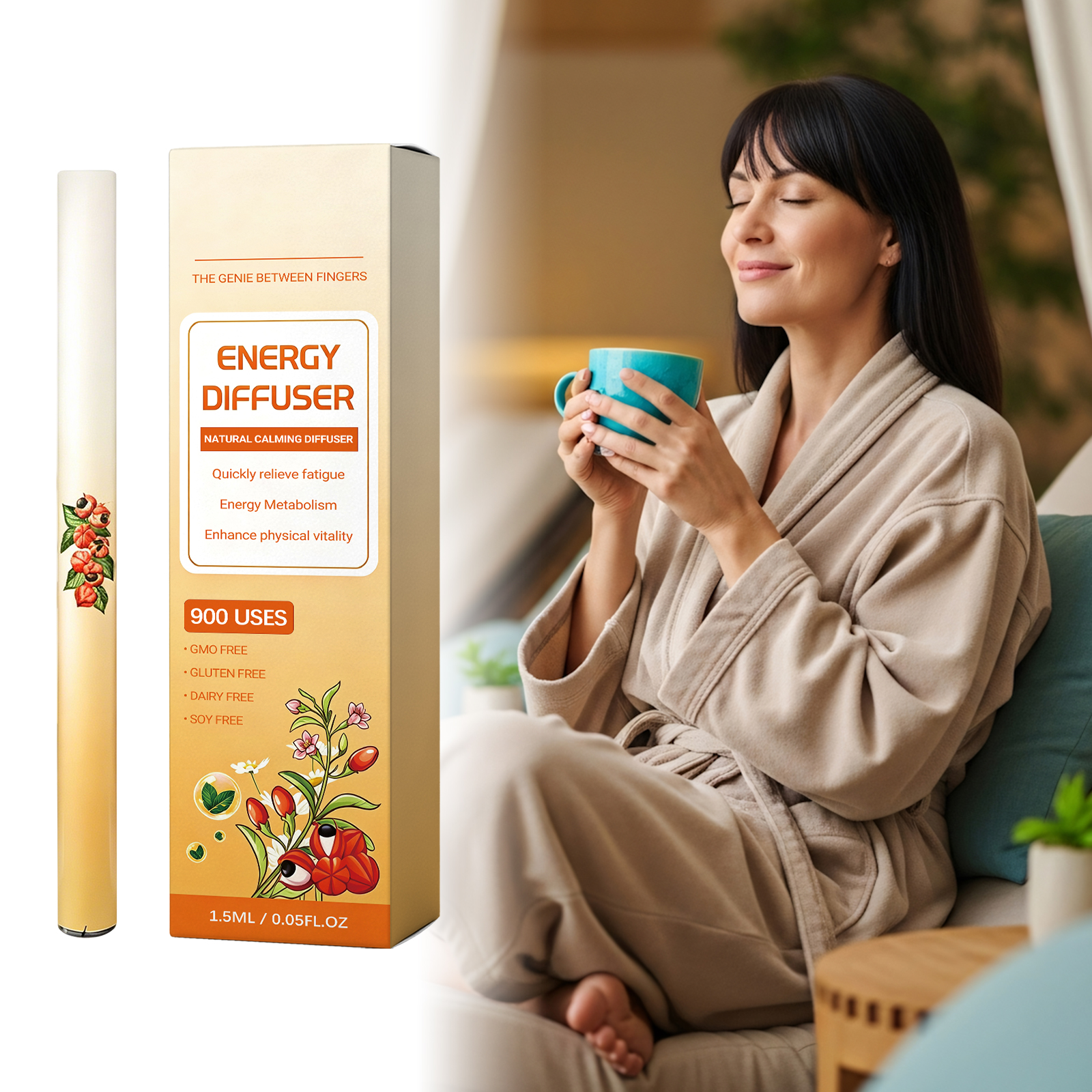 Body Care Breathing Stick Moisturizing Body Boost Vitality Refreshing Breathable Daily Portable Care Stick