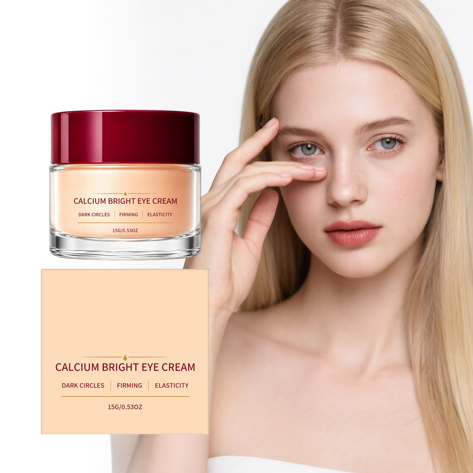 Brightening Moisturizing Eye Cream Nourishing Hydrating Care Periocular Skin Daily Smoothing Tender Coating Care