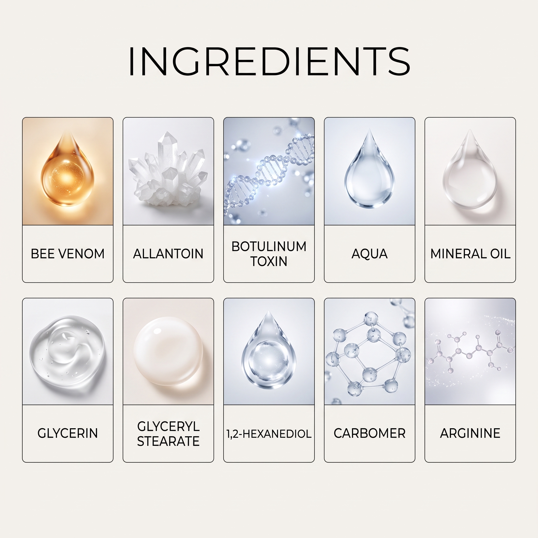 Bee Venom Moisturizing Cream Hydrating Softening Facial Skin Glossy Delicate Gentle Skin Daily Care Lotion