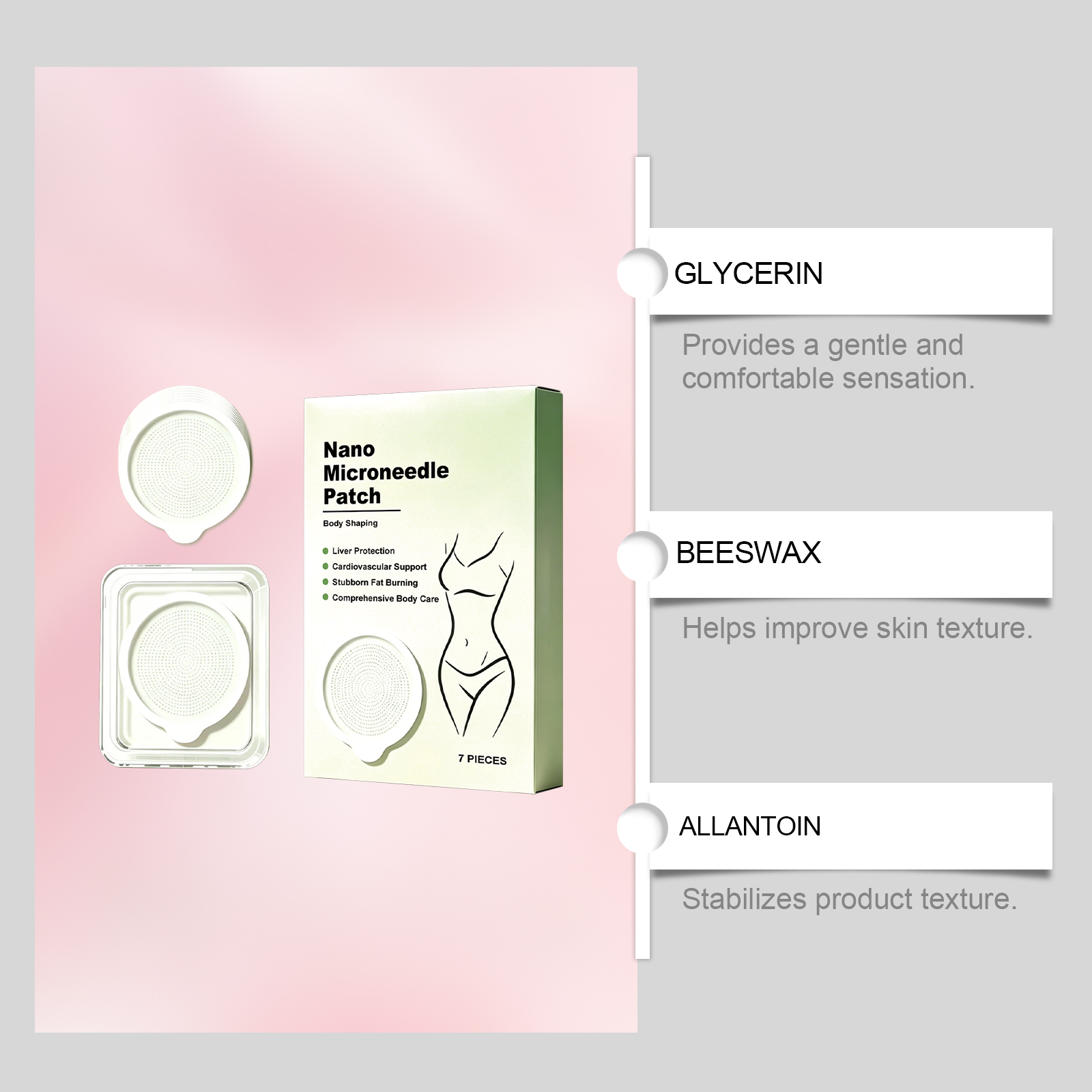 Body Care Patch Gentle Daily Care Whole Skin Comfort Light Breathable Material Close Skin Fit
