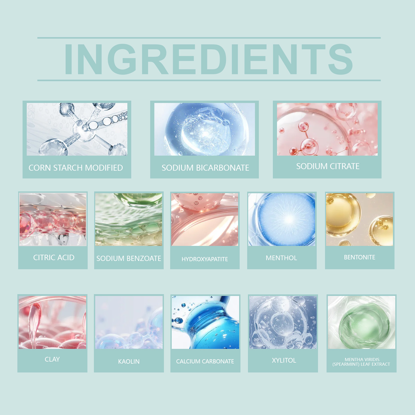 Mint Stain Removing Tooth Powder Mild Ingredients Daily Cleaning Clean Refreshing Bright Oral Fresh Care