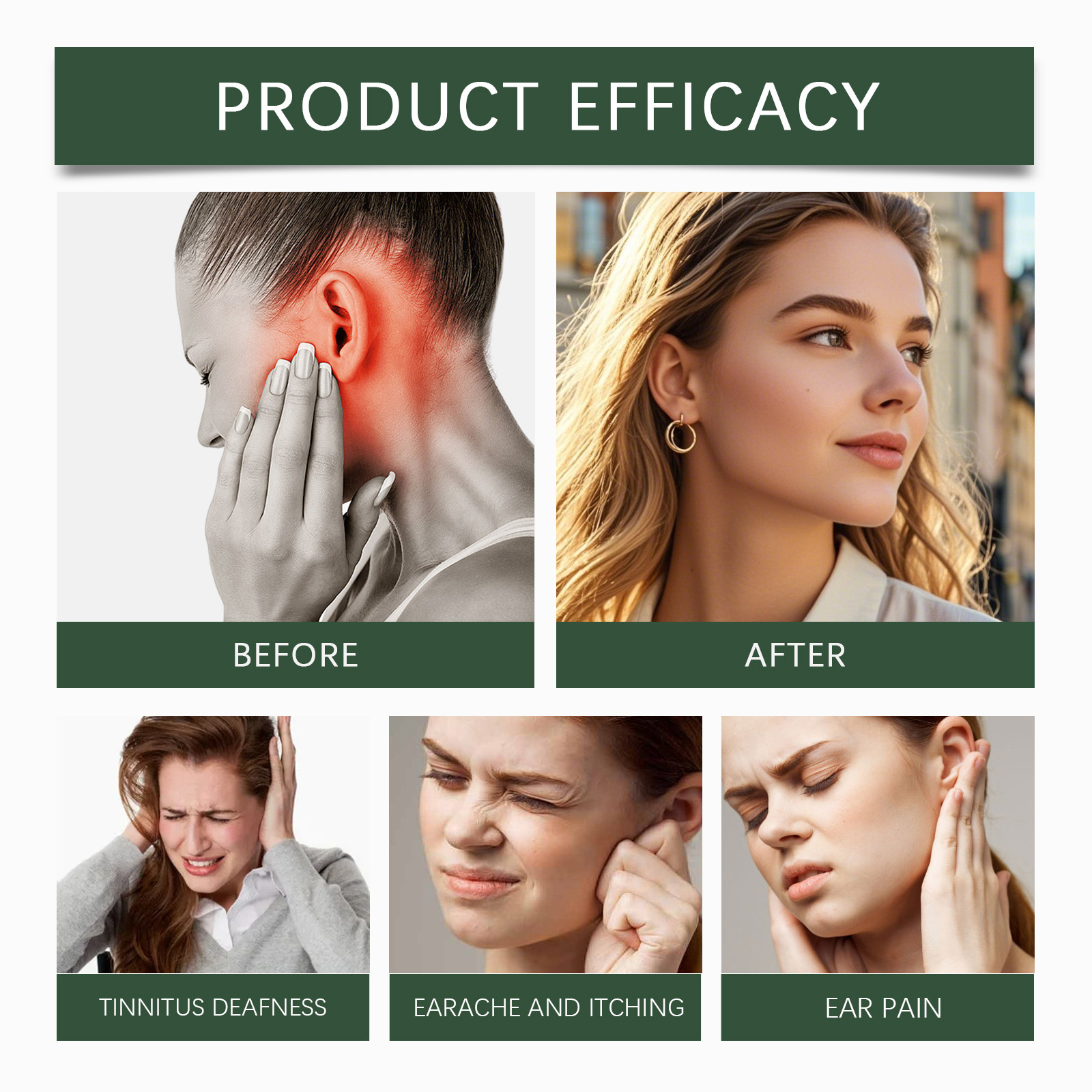 Ear Care Drops Mild Ingredients Relieve Ear Discomfort Daily Clean Massage Drops