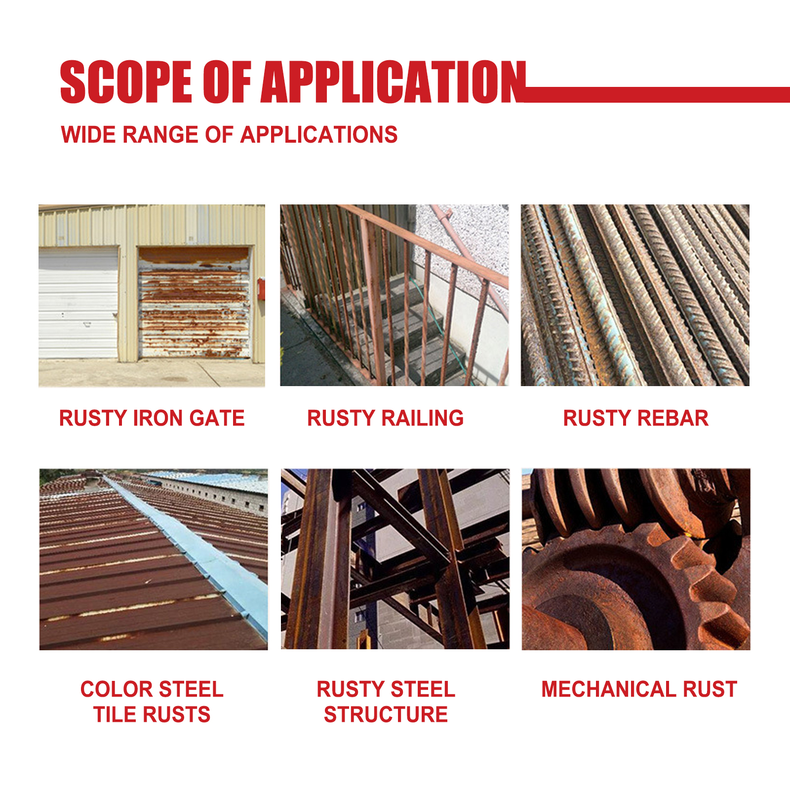 Rust Preventive Primer Rust Free Primer Auto Rust Converter Metal Renovation Water Based Rust Remover