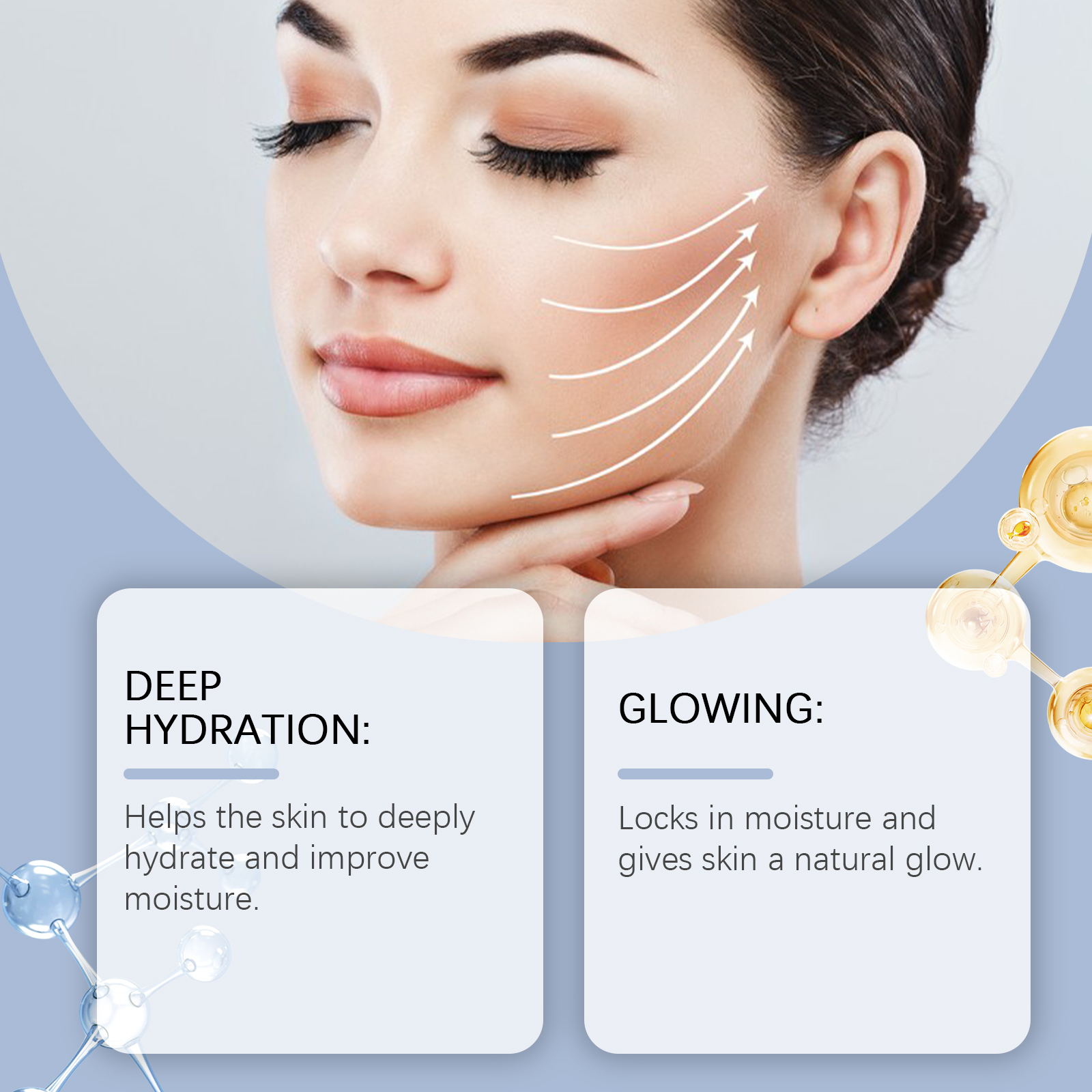 Collagen Hydrating Mask Fades Fine Lines Hydrates Tightens Moisturizes Improves Skin Condition Texture Elasticity