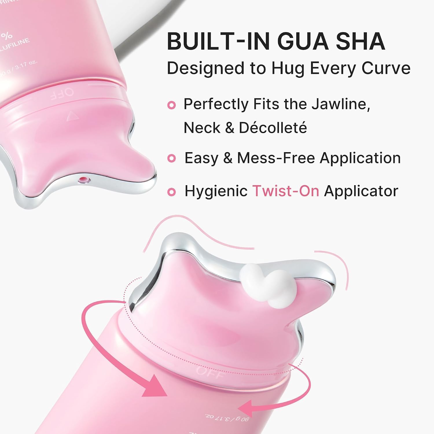 medicube PDRN Collagen Gua Sha Neck Wrinkle Cream Firming Contour Care