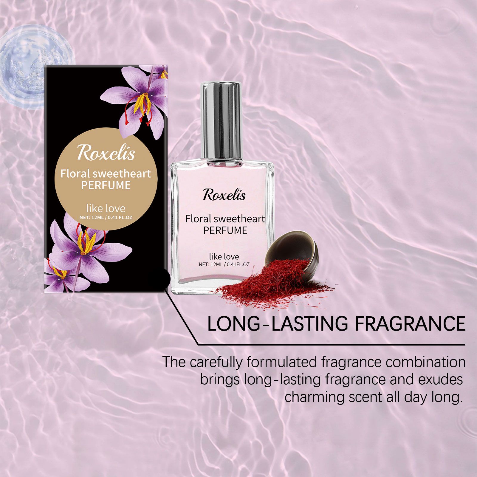 Saffron Encounter Perfume Romantic Long Lasting Fresh For Party And Dating