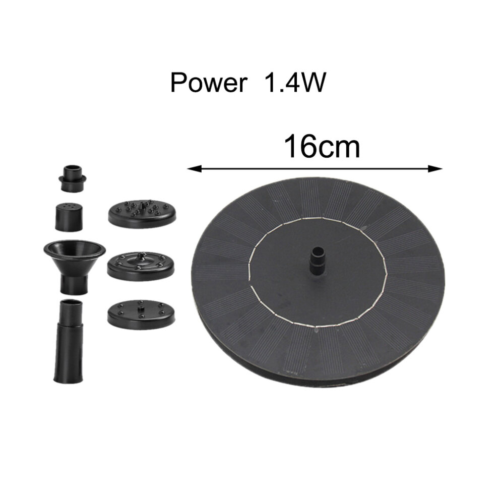 Floating Solar Fountain Water Pump Garden Pool Pond Outdoor Decoration