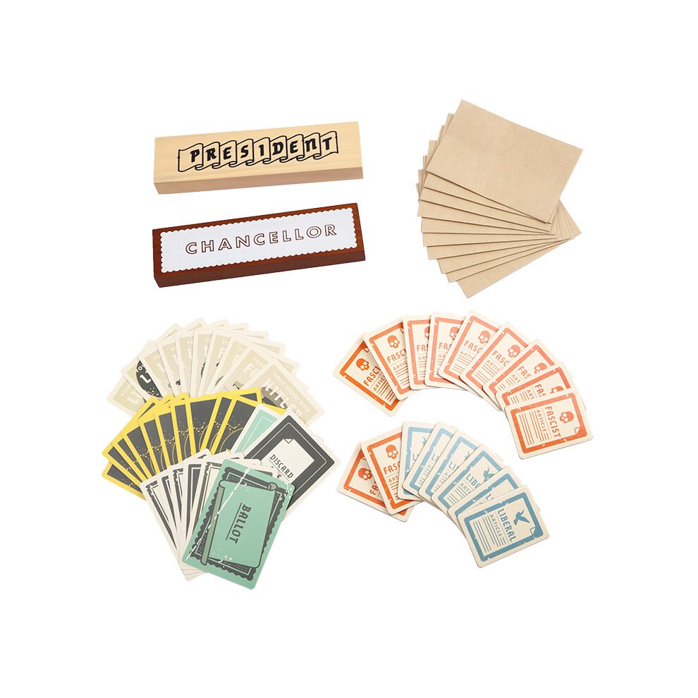 Secret Hitler Board Card Game A Hidden Identity Card Games for Party