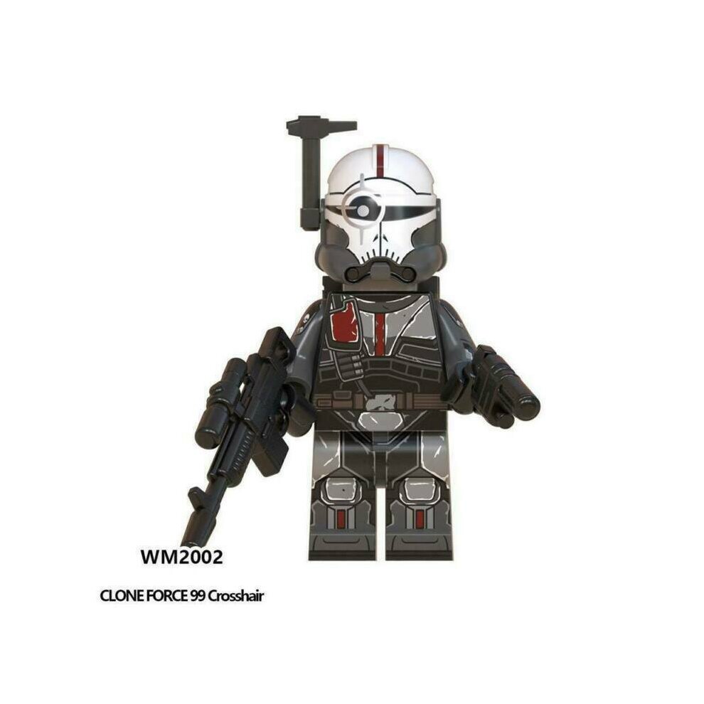 Star Wars Minifigures Clone Wars Jesse Rex Cody Building Blocks with Weapons Accessories Toy Collection Mini Block Set Fit Lego Birthday Party  Room Decoration Cake Toppers