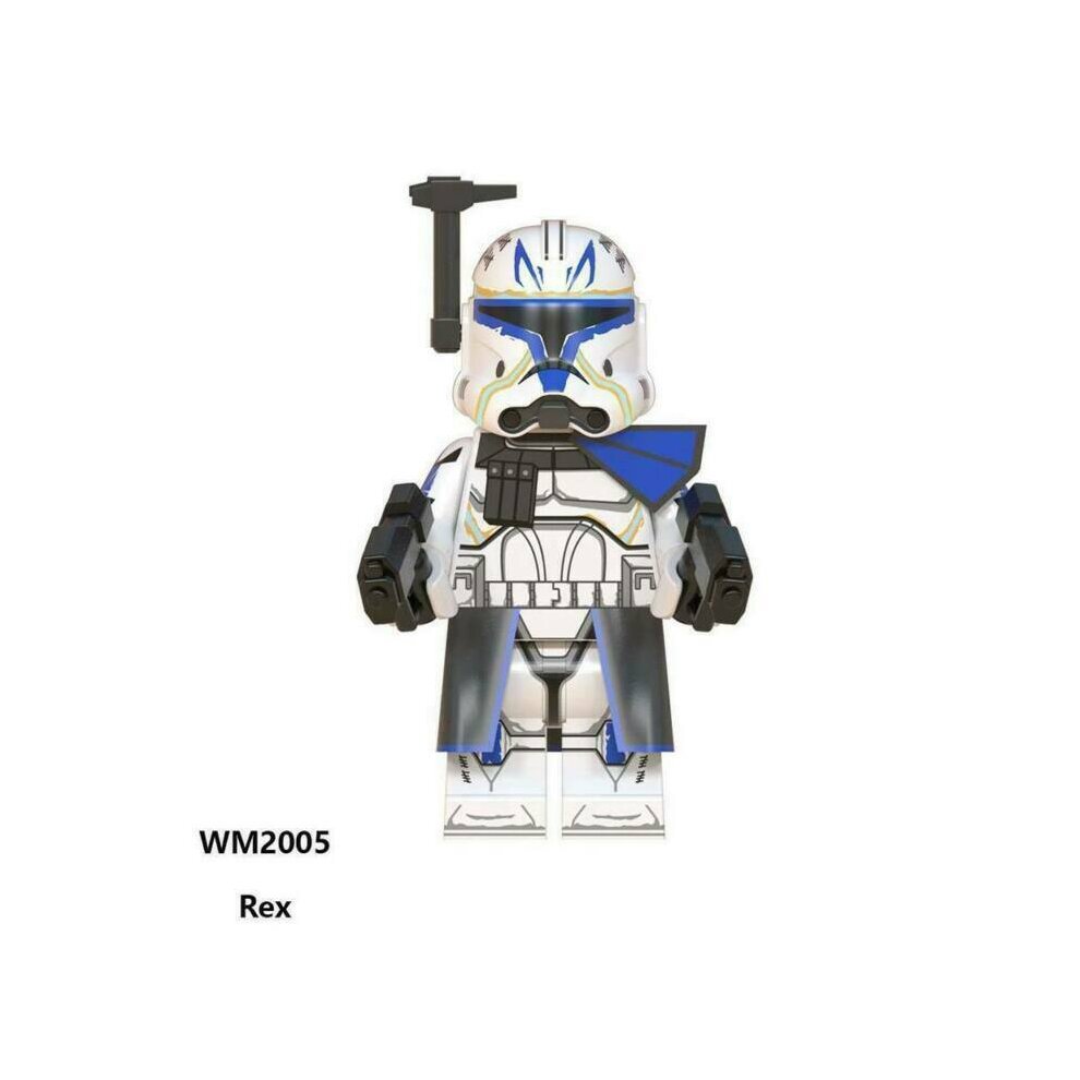 Star Wars Minifigures Clone Wars Jesse Rex Cody Building Blocks with Weapons Accessories Toy Collection Mini Block Set Fit Lego Birthday Party  Room Decoration Cake Toppers